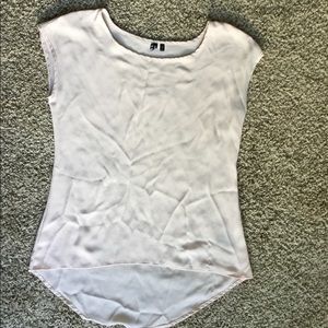 Light pink satin blouse